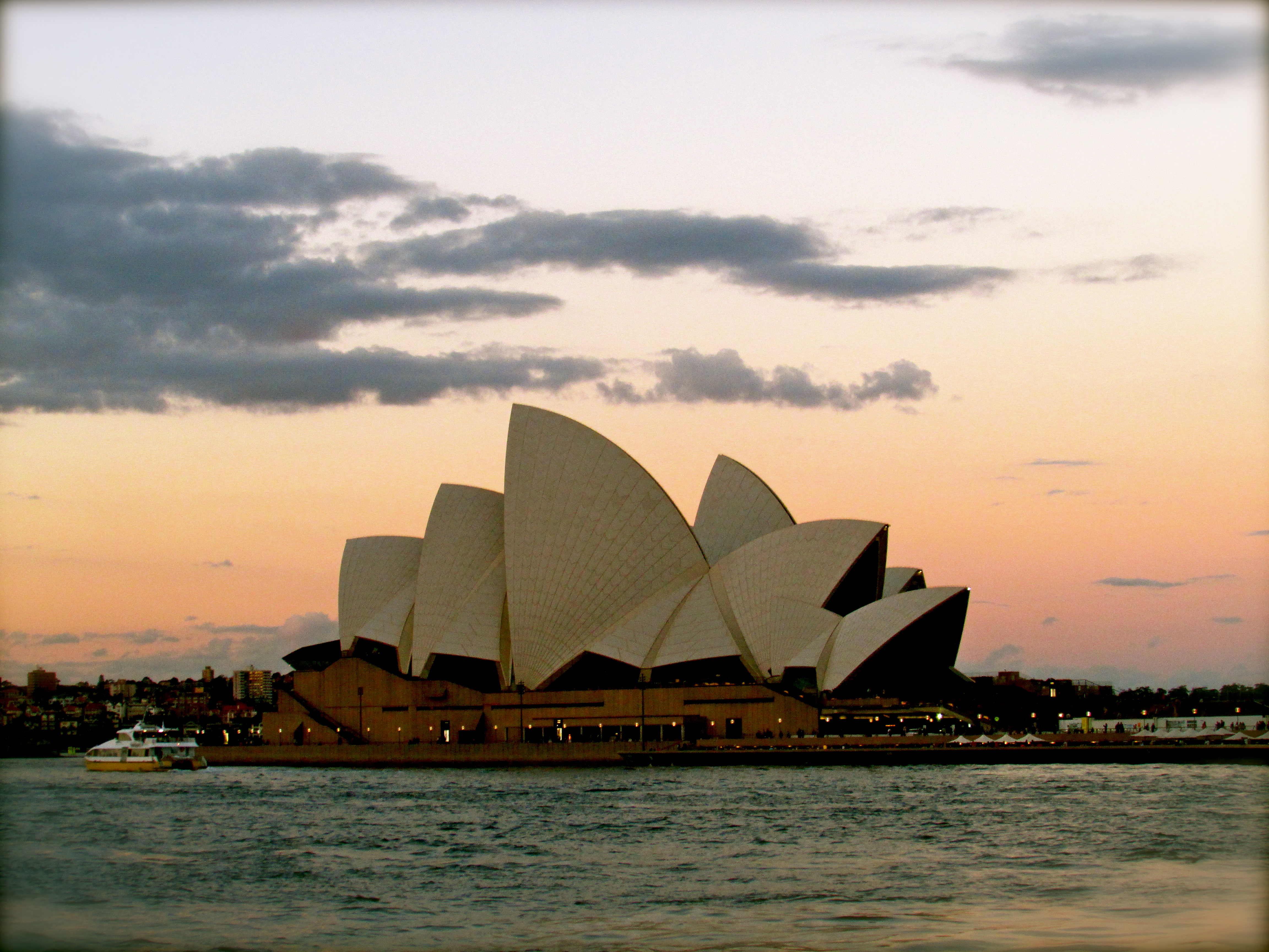 Opera contest Sunset. in photo 2014  architecture at House The Australia Sydney,