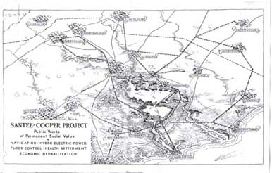 Santee Cooper Project Map