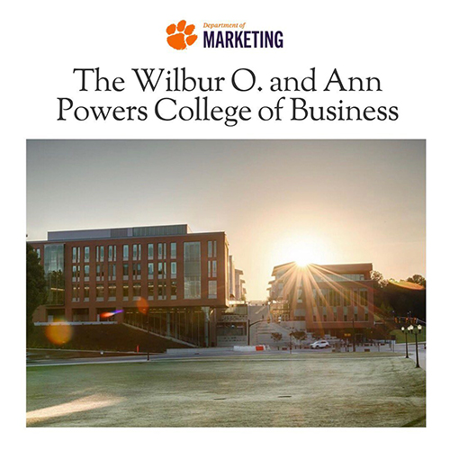 Newly named Wilbur O. and Ann Powers College of Business