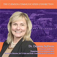 Deanna Sellnow, Ph.D., professor and chair, Department of Communication