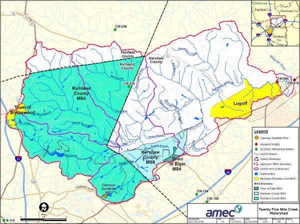 Twenty-five Mile Creek : Public Service : Clemson University : South ...