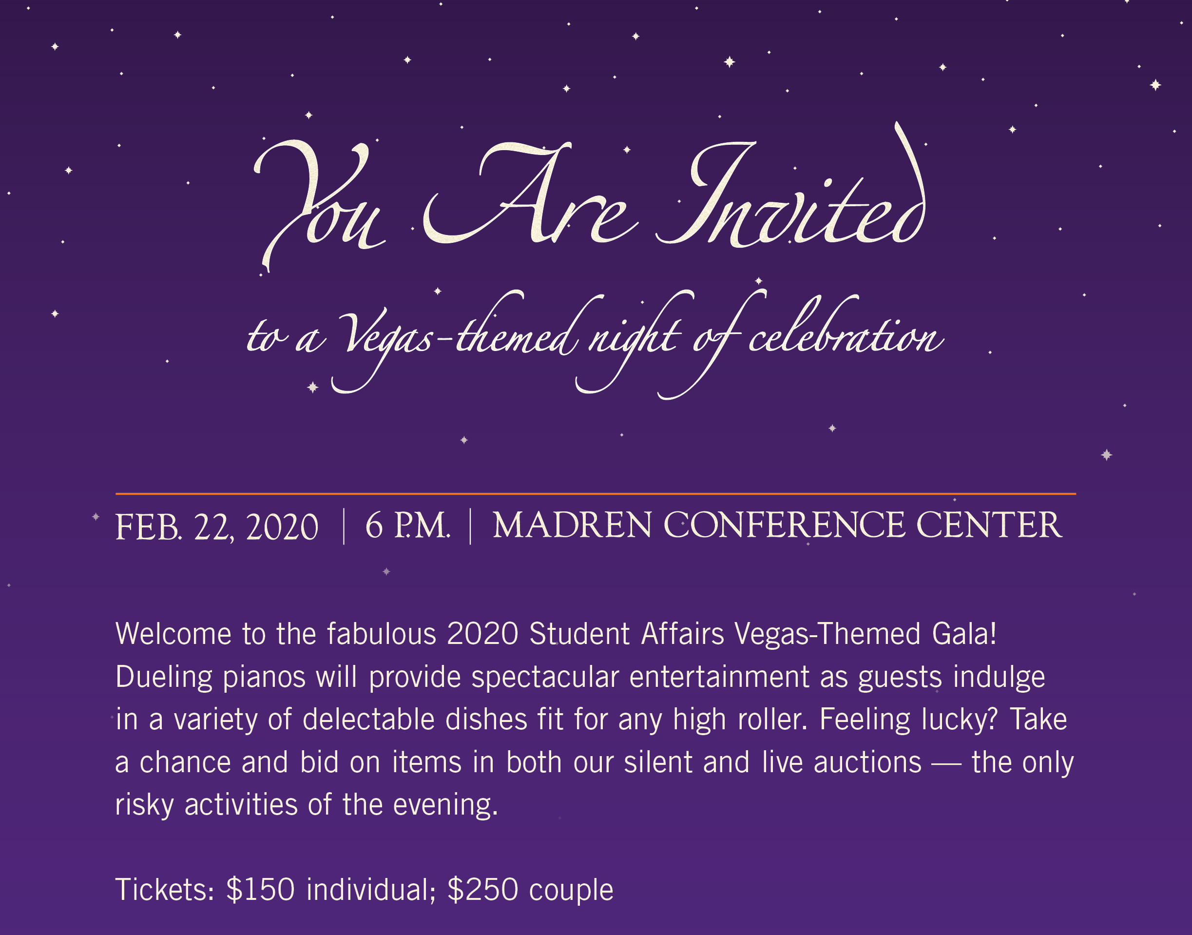 Night of the Stars Save the Date – Feb. 16, 2019